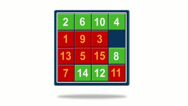 puzzle numbers animated