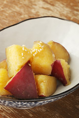 薩摩芋の甘露煮