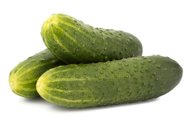 cucumber isolated on white background
