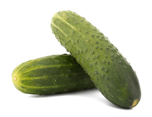 cucumber isolated on white background