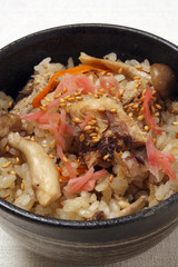 サバの水煮ご飯
