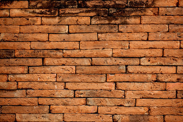 Red brick wall texture grunge background