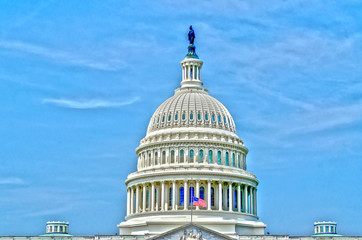 Fototapeta na wymiar United States Capitol building, Washington DC