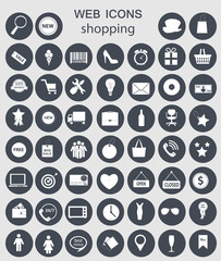 shopping icons vector illustration