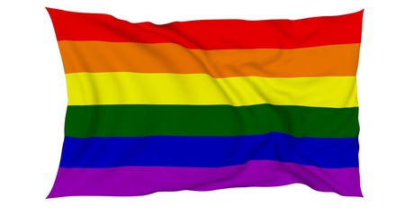 LGBT rainbow flag