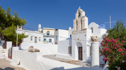 Agia Triada church in Adamantas, Milos island, Cyclades, Greece © Lefteris Papaulakis