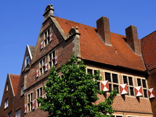 Fototapeta na wymiar Altstadt von BORKEN ( westl. Münsterland )