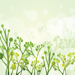 Abstract Floral Vector Background
