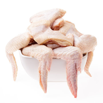 raw chicken wings