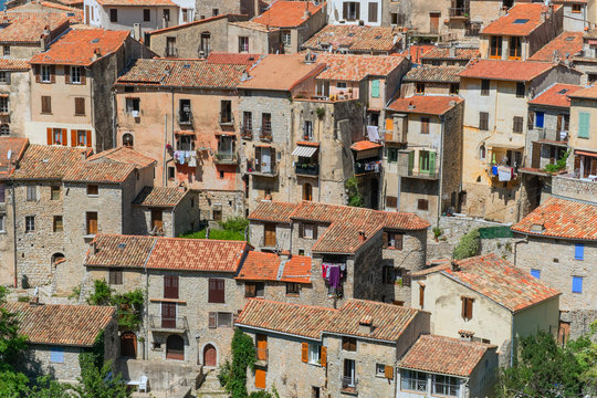 The hill top village of Peille