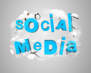 social media concept