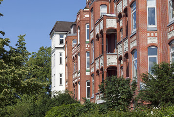 Fototapeta premium Jugendstilfassade in Kiel, Deutschland