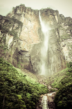 Angel Falls ( Salto Angel ),worlds highest waterfalls,Venezuela