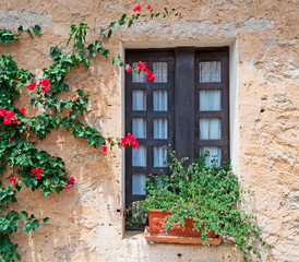 Fototapeta na wymiar Sardinian window