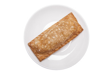 Pie isolated with clipping paths on white background.