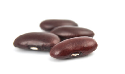 A small handful of red beans - Kidney.