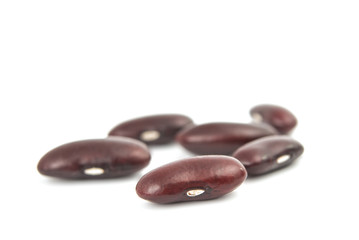 A small handful of red beans - Kidney.