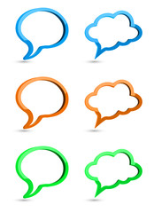 speech bubble 3d icon