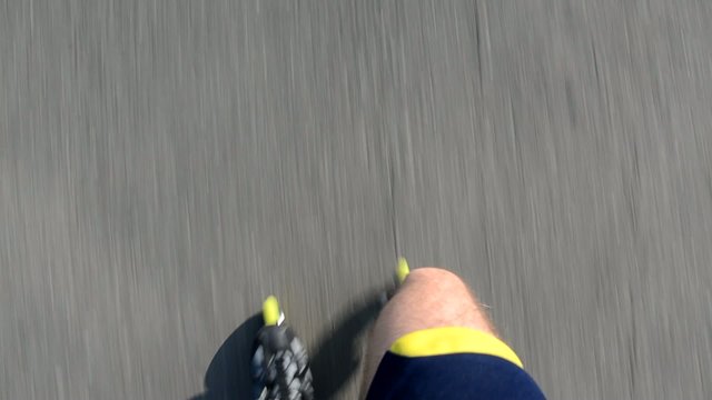 Inlineskating Ego-Perspektive