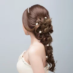 Fotobehang Bridal Hair Style © Pramemanuch