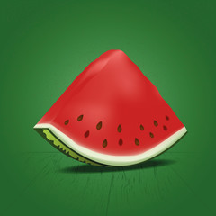 Slice of nice fresh watermelon