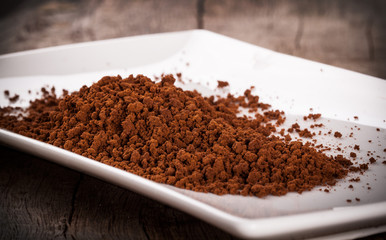 ground coffee