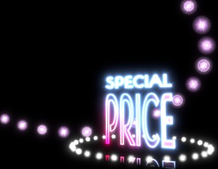 Illustration of a magic dj sign  on disco lights background