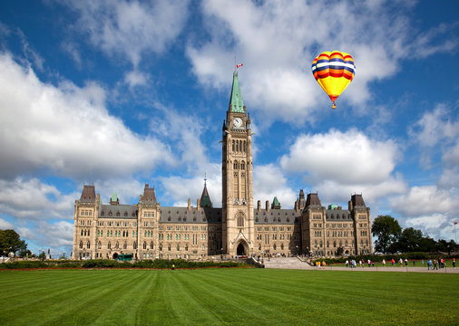 Parliament Buildings In Ottawa, Canada