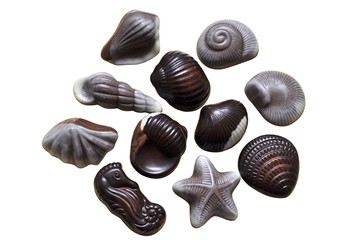 Assorted chocolate candies