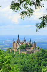 Fototapeta na wymiar Hohenzollern Castle, Jura Alb, Niemcy