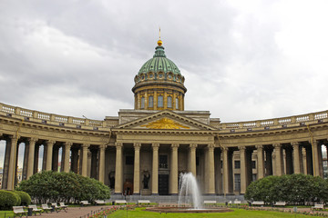 Obraz premium Kazan Cathedral in St. Petersburg