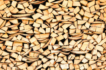 Holzstapel / Wooden Background