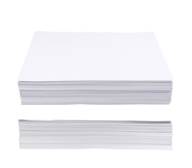 Stack of a4 size white paper sheet