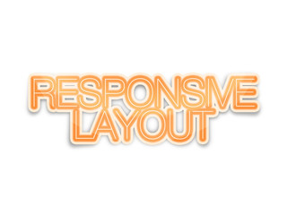 Responsive Layout for website, web design development