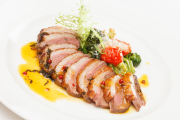 roasted pork with vegetables