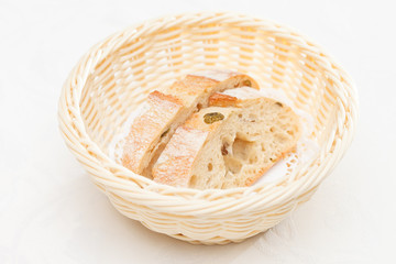 Obraz premium Basket with bread