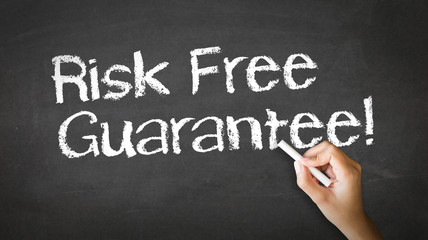 Risk Free Guarantee Chalk Illustration