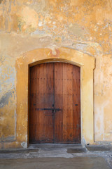 Fototapeta na wymiar Traditional Door in San Juan Puerto Rico