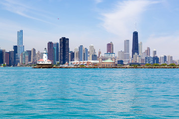 Obraz premium Panoramę Chicago