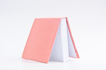 silk pink note book