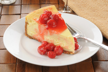 Cherry cheesecake