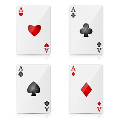 vector Illustration of a background with casino elements