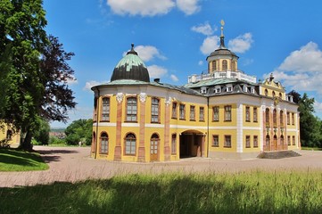 Fototapeta na wymiar Belvedere Castle w Weimarze