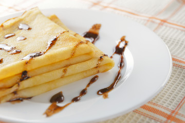 two pancakes