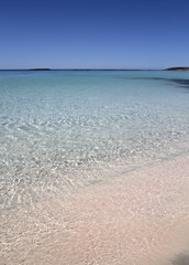 crystal clear water in the Efalonissi beach