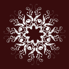 Floral abstract background