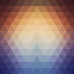 Seamless geometric pattern made  triangles..  Flow of the spectr