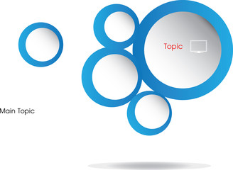 Circle Template graphic for presentation