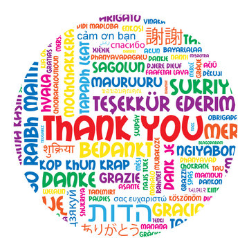 THANK YOU Tag Cloud (thanks appreciation gratitude message card)