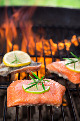 Salmon fillets